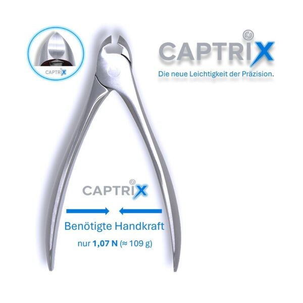 CAPTRIX-Kopfschneider mit integrierter Federtechnik